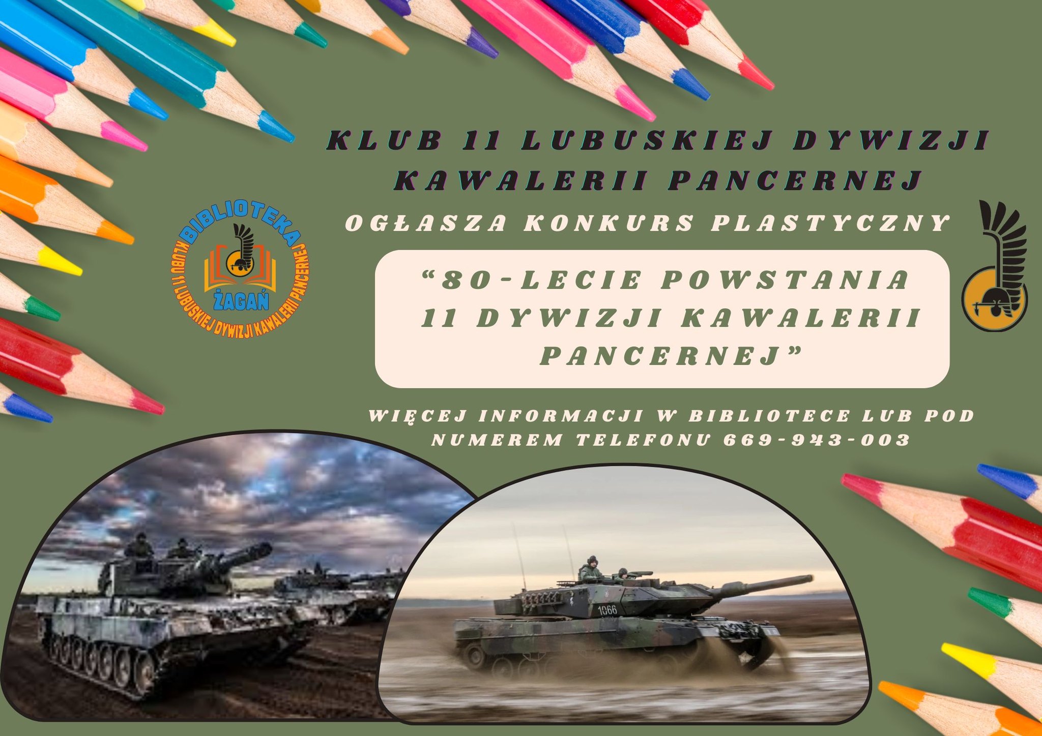 Konkurs plastyczny z okazji 80 lat Czarnej Dywizji Radio Zachód - Lubuskie