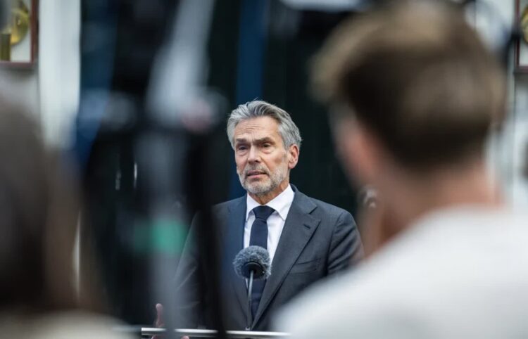 Premier Holandii Dick Schoof. Fot. PAP/EPA/LAURENS VAN PUTTEN