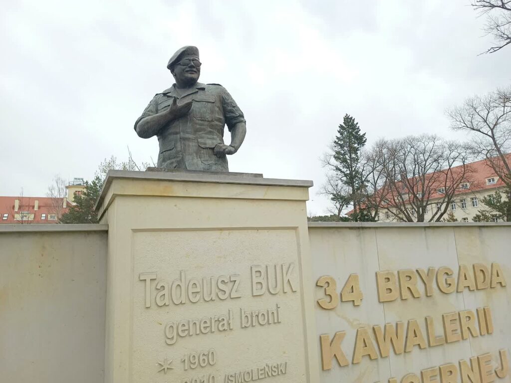 Rozmowy o historii żagańskich koszar fot. K.Gonera