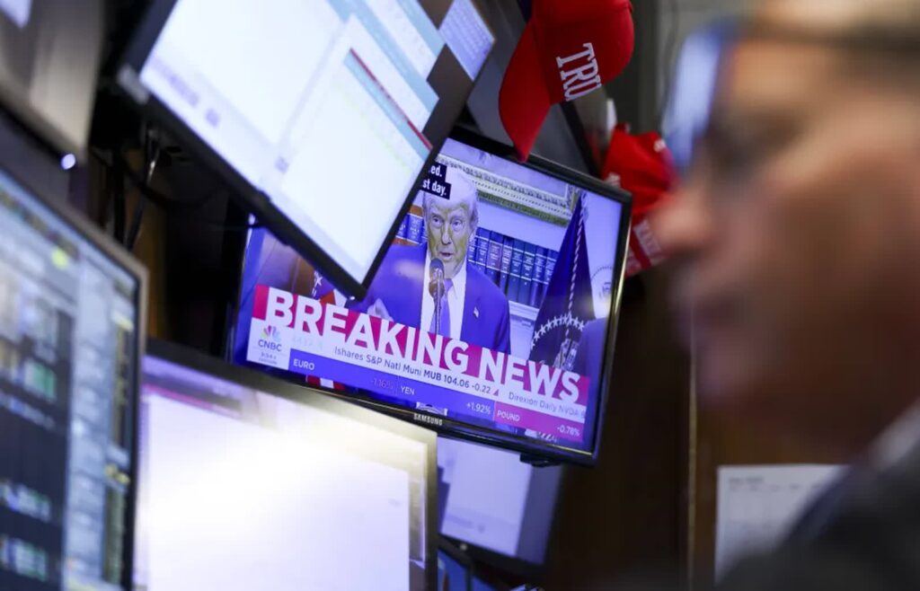 Ceny ropy w górę po komentarzach Trumpa nt. sytuacji na Bliskim Wschodzie 1 Nowojorska giełda Fot. PAP/EPA/JUSTIN LANE