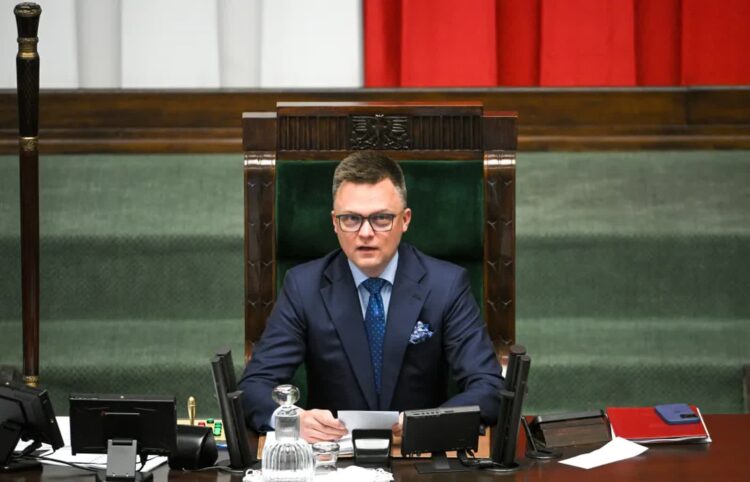 Marszałek Sejmu Szymon Hołownia. Fot. PAP/ Marcin Obara