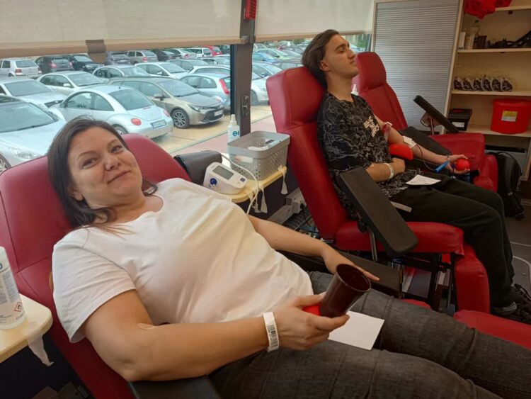 Akcja krwiodawstwa przy żarskim starostwie powiatowym 9 fot. K.Gonera