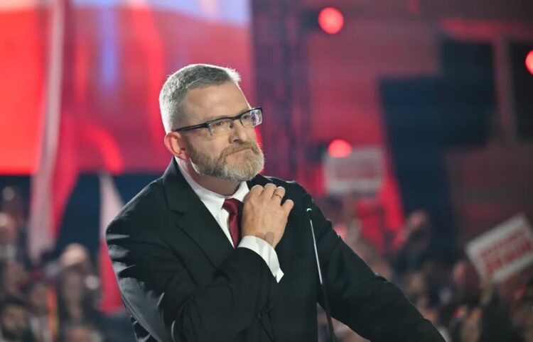 Grzegorz Braun. Fot. PAP/Art Service