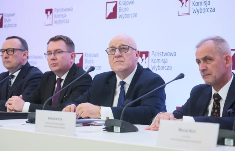 Szef PKW Sylwester Marciniak. Fot. PAP/Leszek Szymański