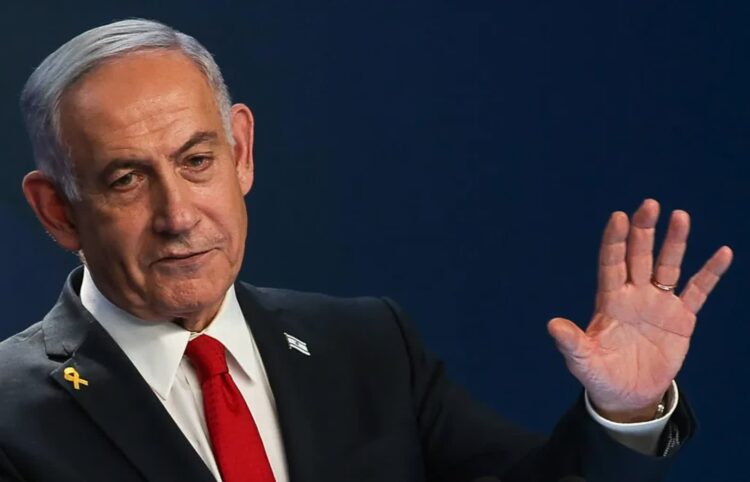 Benjamin Netanjahu Fot. PAP/EPA/RONEN ZVULUN / POOL