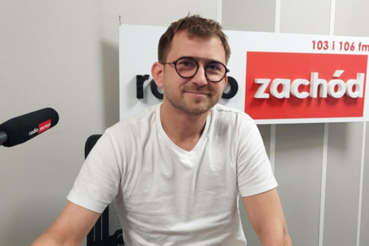Paweł Baryła, prezes Stowarzyszenia Santockie Winnice Radio Zachód - Lubuskie