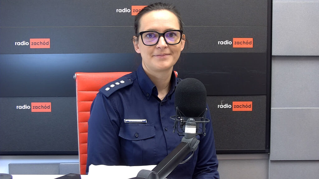 Monika Nowakowska, zastępca komendanta miejskiego policji w Zielonej Górze Radio Zachód - Lubuskie