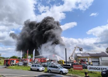 Pożar warsztatu na ul. Kasprzaka Radio Zachód - Lubuskie