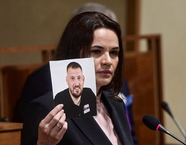 Swiatłana Cichanouska (PAP/EPA/ROMAN VONDROUS / POOL)