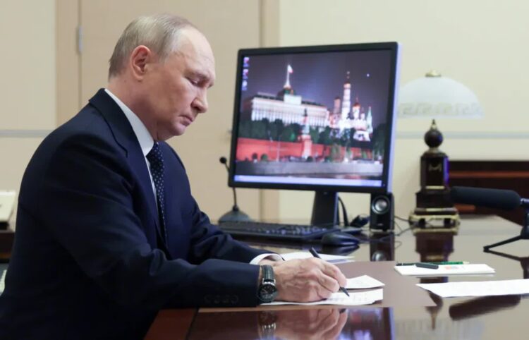 Władimir Putin Fot. GAVRIIL GRIGOROV/SPUTNIK/KREMLIN POOL/PAP/EPA