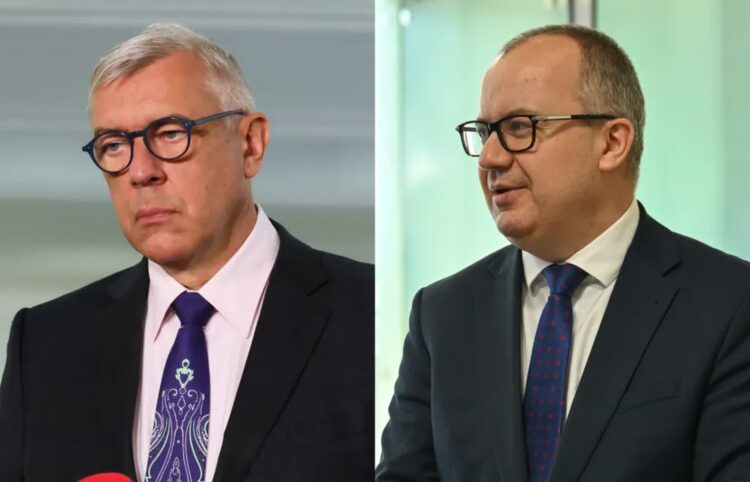 Roman Giertych i Adam Bodnar. Fot. PAP/Daniel Gnap/Leszek Szymański