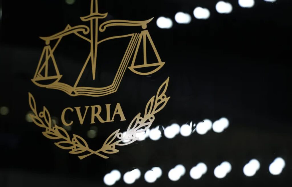 Logo TSUE (zdjęcie ilustracyjne). Fot. EPA/Mohammed Badra