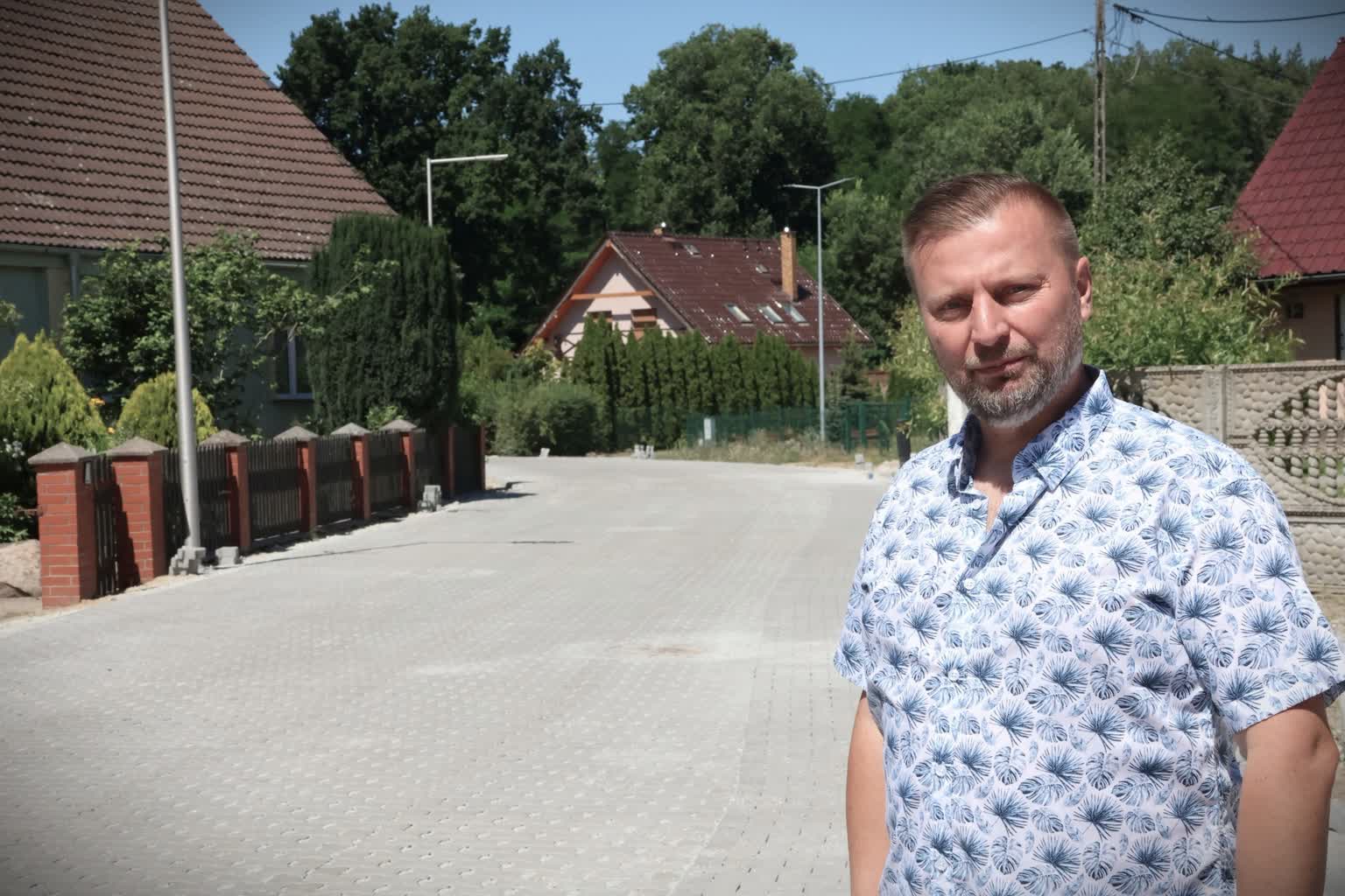 Droga w Kuligowie na ukończeniu