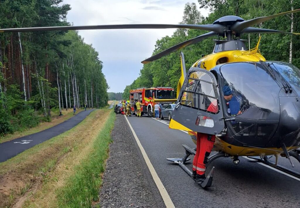 Groźny wypadek k. Sławy Groźny wypadek k. Sławy Radio Zachód - Lubuskie