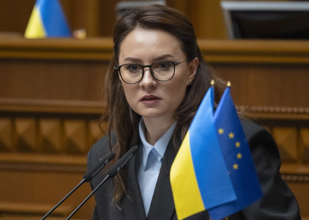 Julia Swyrydenko, nowa ukraińska premier (PAP/EPA/ANDRII NESTERENKO)