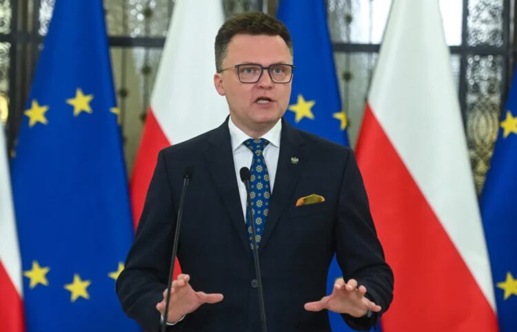 Te stanowiska ma otrzymać Polska 2050. Hołownia zapowiada 9 Marszałek Sejmu Szymon Hołownia. Fot. PAP/Piotr Nowak