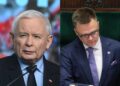 Jarosław Kaczyński i Szymon Hołownia Fot. PAP/Piotr Nowak/Tomasz Gzell