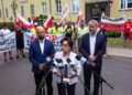 Elżbieta Witek, Paweł Hreniak i Szymon Pogoda Fot. PAP/Krzysztof Ćwik