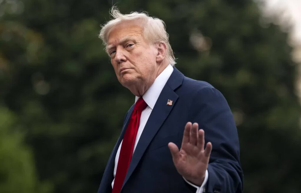 Donald Trump. Fot. PAP/EPA/BONNIE CASH / POOL