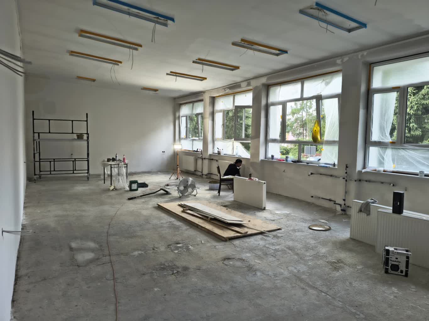 Przy Okrzei wielkie przygotowania na przybycie sportowców Radio Zachód - Lubuskie