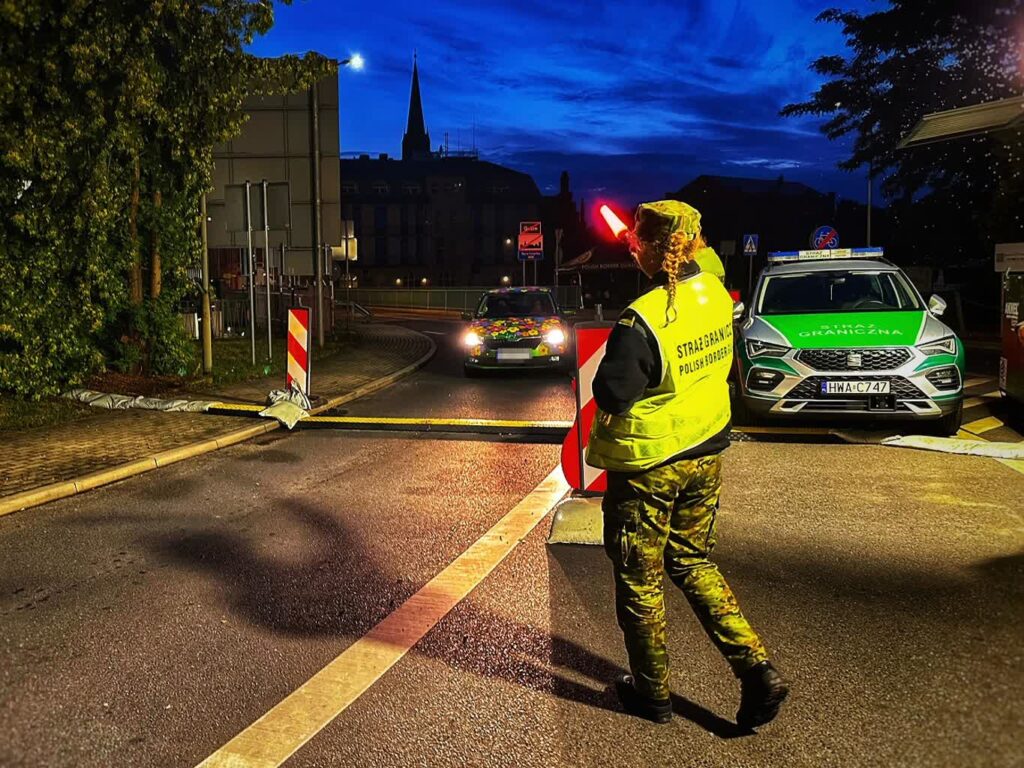 Kontrole na granicy z Niemcami (fot. NoOSG)