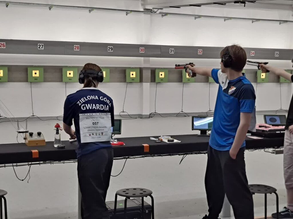 Trzecie miejsce Gwardii w klasyfikacji klubowej Ogólnopolskiej Olimpiady Młodzieży fot. Facebook/Strzelanie Zielona Góra Marcin Pawelski