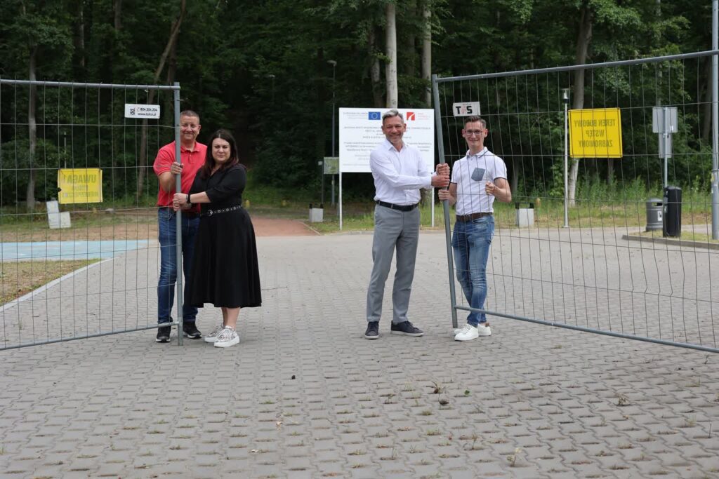Wieża Kleista i parking gotowe fot. UM Słubice