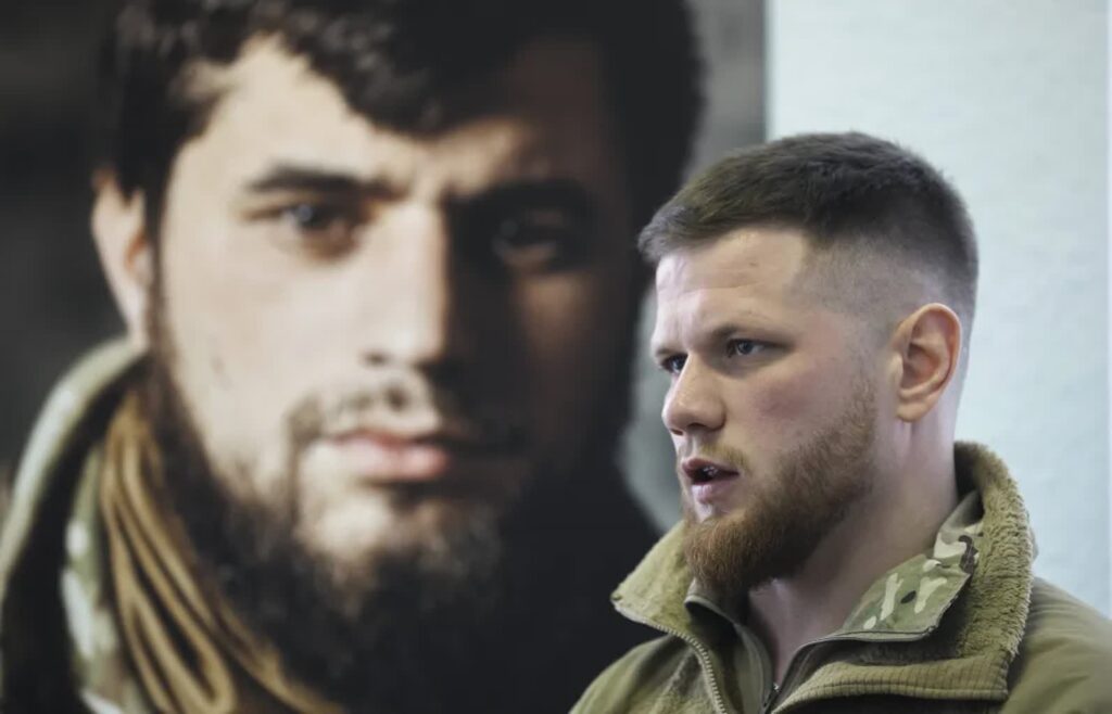 SBU udaremniła zamach na dowódcę batalionu Wilki Da Vinci 2 Dowódca batalionu Wilki Da Vinci Serhij Filimonow, fot. PAP/EPA/SERGEY DOLZHENKO