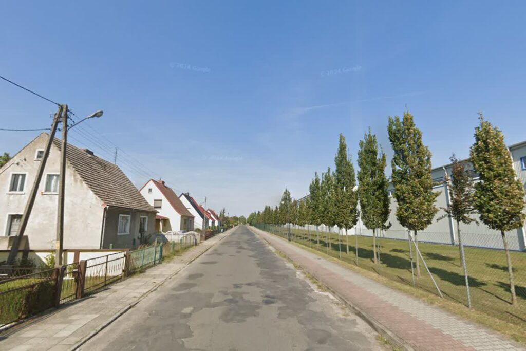 Potrzeba remontu drogi w Babimoście fot. Google Maps