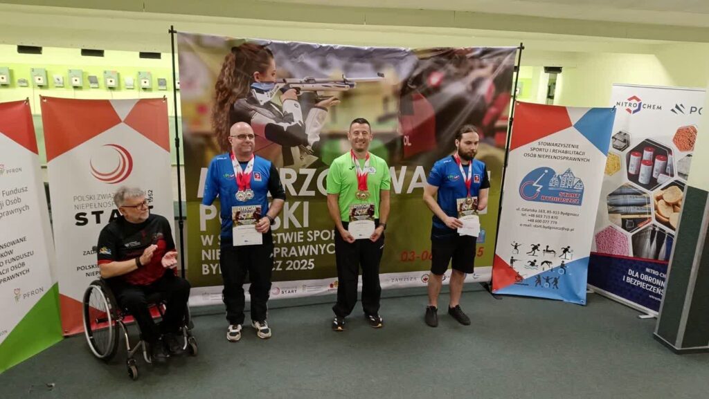 Szymon Sowiński z czterema medalami Mistrzostw Polski fot. archiwum zawodnika