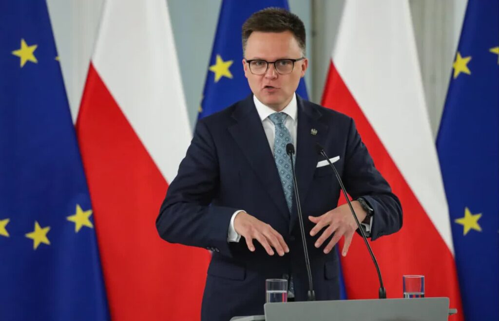 Marszałek Sejmu Szymon Hołownia. Fot. PAP/Tomasz Gzell