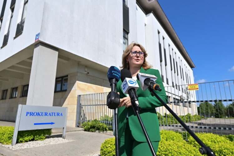 Na zdjęciu rzeczniczka prasowa Prokuratury Okręgowej Aneta Góźdź (PAP/Piotr Polak)