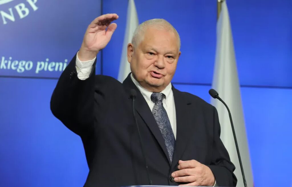 Prezes Narodowego Banku Polskiego Adam Glapiński. Fot. PAP/Paweł Supernak