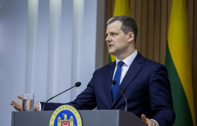 Gintautas Paluckas. Fot. PAP/EPA/DUMITRU DORU