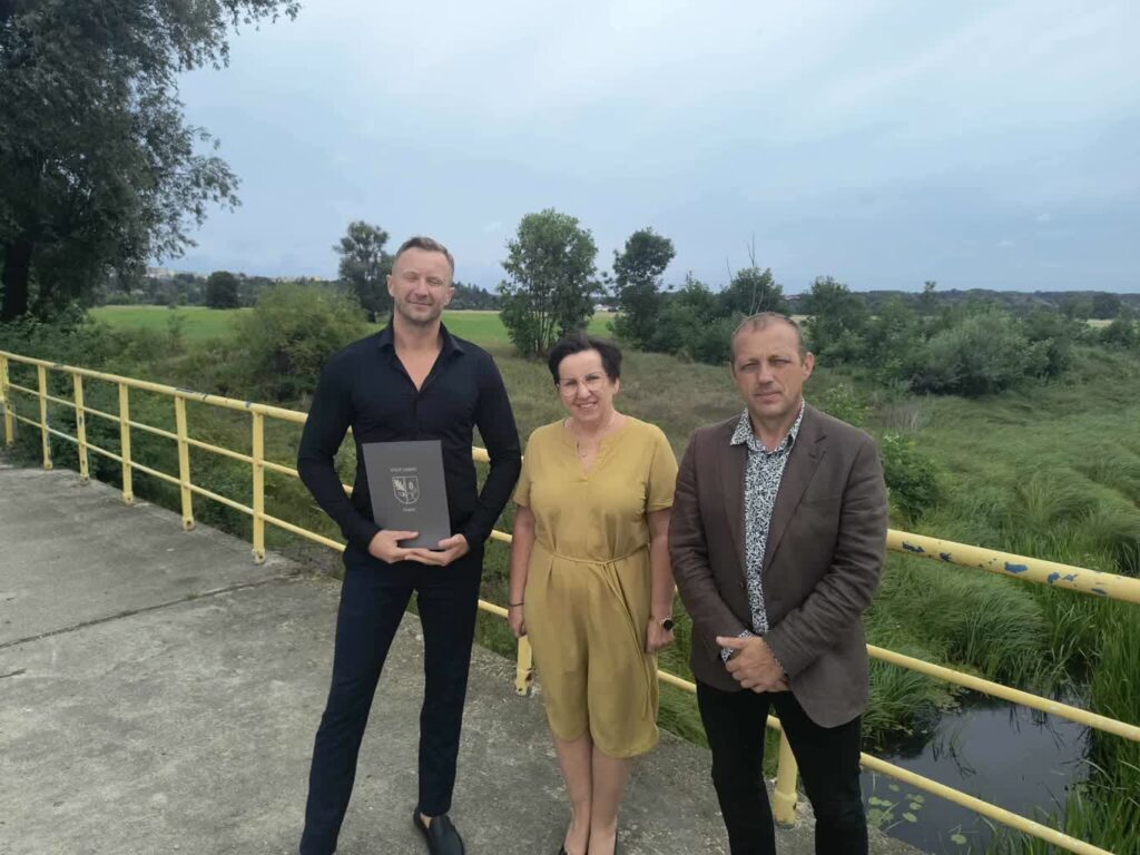 Mostek połupiński zamknięty na czas remontu fot. UG Dąbie