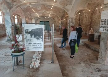 Wojenni piloci na fotografiach w pałacu w Lipnej 14 fot. K.Gonera