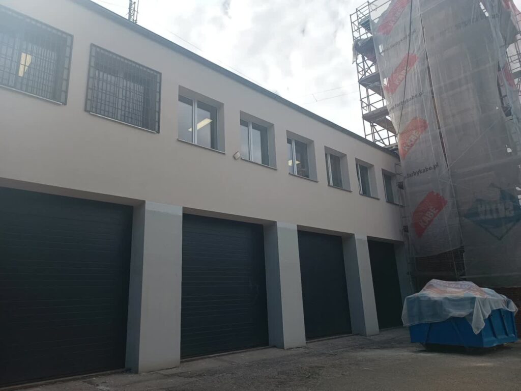 Termomodernizacja budynku filii żagańskiego starostwa na ukończeniu fot. K.Gonera