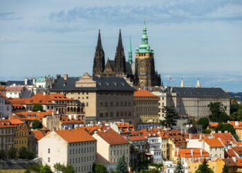 Zamek Praski lub Zamek na Hradczanach w Pradze. Fot. Freepik