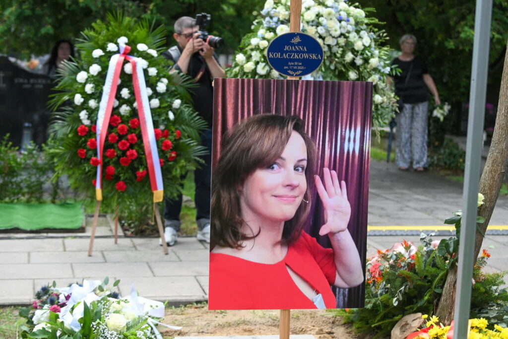WARSZAWA POGRZEB JOANNY KOŁACZKOWSKIEJ. Fot.PAP/Marcin Obara
