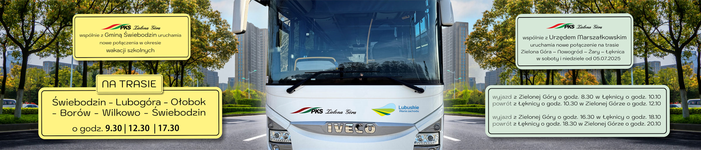 Miejskie autobusy w Świebodzinie Radio Zachód - Lubuskie