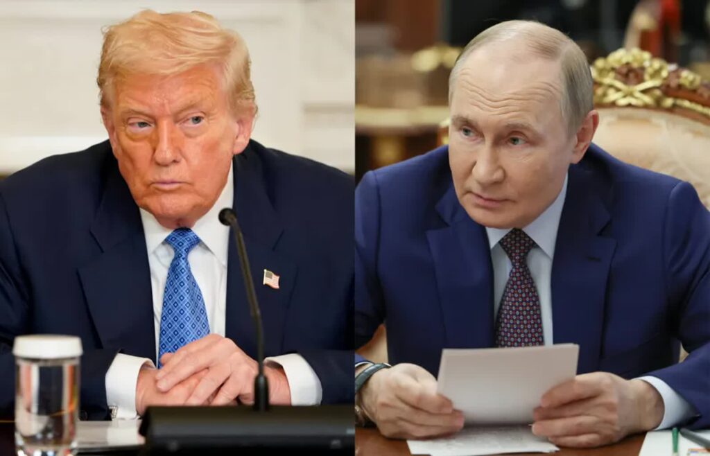 Donald Trump i Władimir Putin Fot. PAP/EPA/NATHAN HOWARD/POOL/VYACHESLAV PROKOFYEV/SPUTNIK/KREMLIN POOL