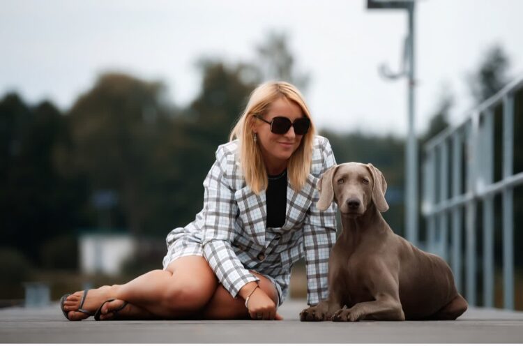 Barbara Bielak hodowczyni wyżłów weimarskich