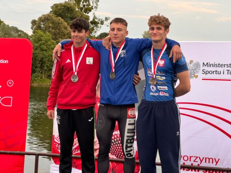 Kajakarz KKS Nowa Sól z brązowym medalem MMP U-23 Radio Zachód - Lubuskie