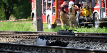 Miejsce wypadku tragicznego wypadku. Fot. PAP/Jakub Kaczmarczyk