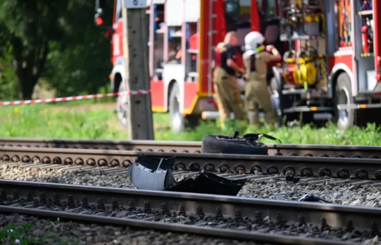 Miejsce wypadku tragicznego wypadku. Fot. PAP/Jakub Kaczmarczyk