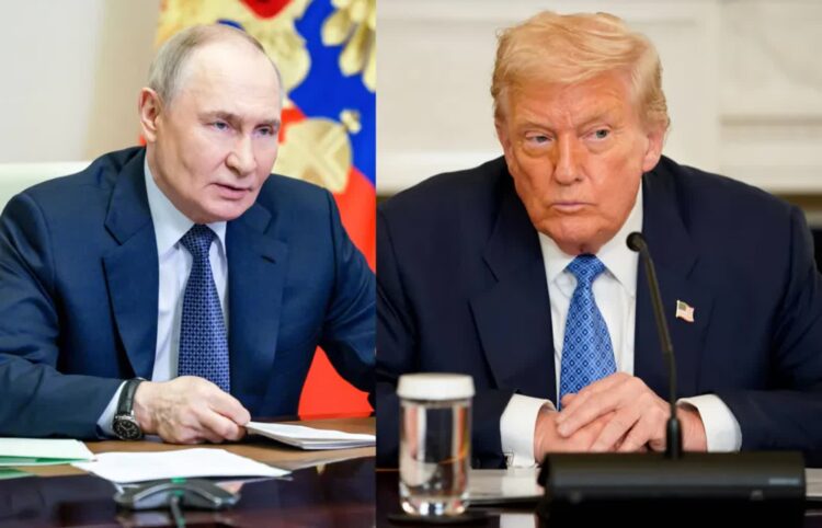 Władimir Putin (L) i Donald Trump. Fot. EPAGAVRIIL GRIGOROVSPUTNIKKREMLIN POOL EPANATHAN HOWARD POOL