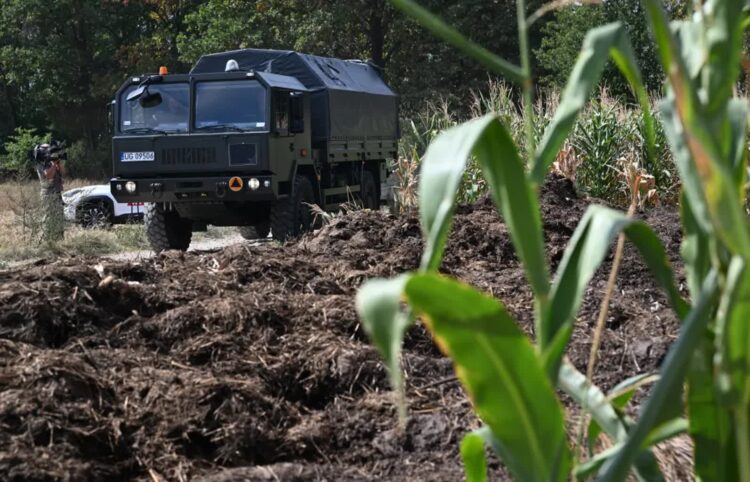 Incydent w Osinach. Fot. PAP/Wojtek Jargiło