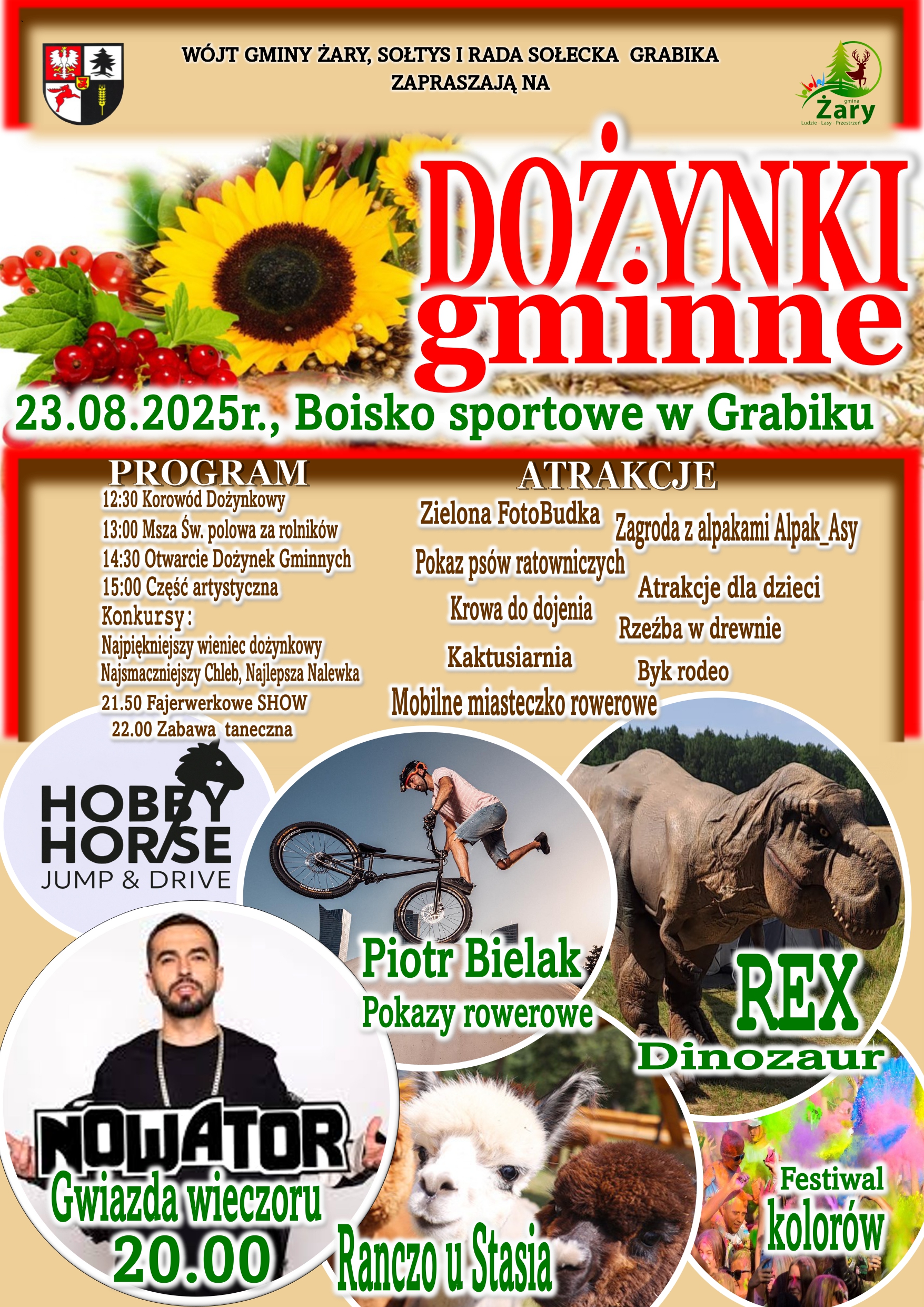 Żarska gmina zaprasza do Grabika na dożynki Radio Zachód - Lubuskie