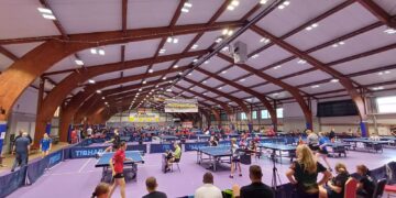 Młodzi tenisiści stołowi przez cztery dni opanowali WOSiR 5 fot. Jakub Lesiński