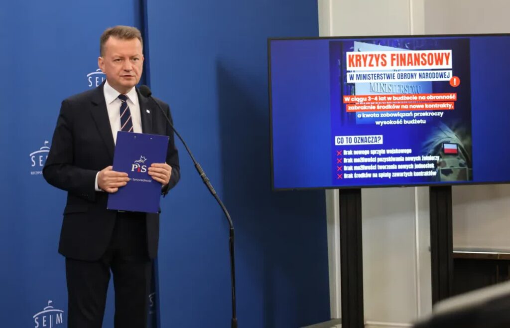 Mariusz Błaszczak Fot. PAP/Albert Zawada